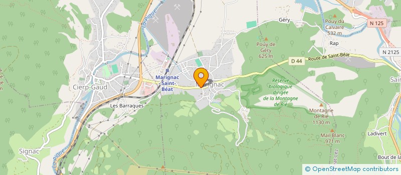 localisation de l'entreprise MONSIEUR ALEXANDRE COMET  MARIGNAC