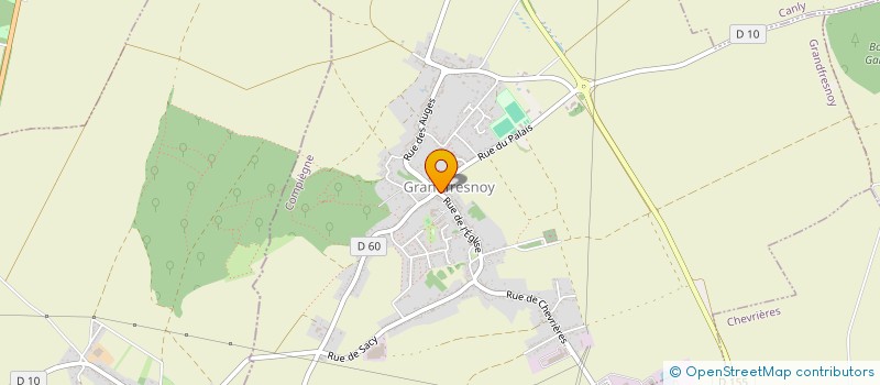 localisation de l'entreprise MONSIEUR ALEXANDRE COMONT à GRANDFRESNOY