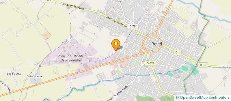 localisation de l'entreprise MONSIEUR ALEXANDRE CONDETTE  REVEL