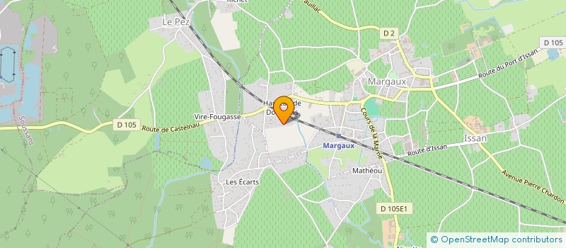 localisation de l'entreprise MONSIEUR ALEXANDRE CONSTANTIN  MARGAUX-CANTENAC