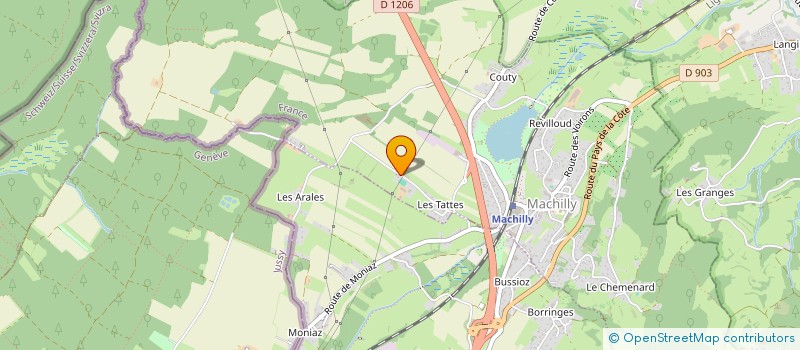 localisation de l'entreprise MONSIEUR ALEXANDRE CONTAT  MACHILLY