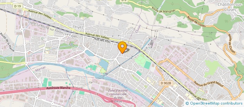 localisation de l'entreprise MONSIEUR ALEXANDRE CONTAT  THYEZ