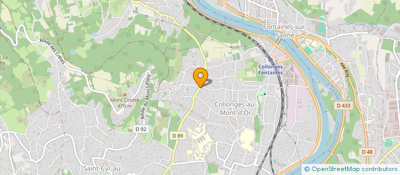 localisation de l'entreprise MONSIEUR ALEXANDRE CONTOUX  COLLONGES-AU-MONT-D'OR