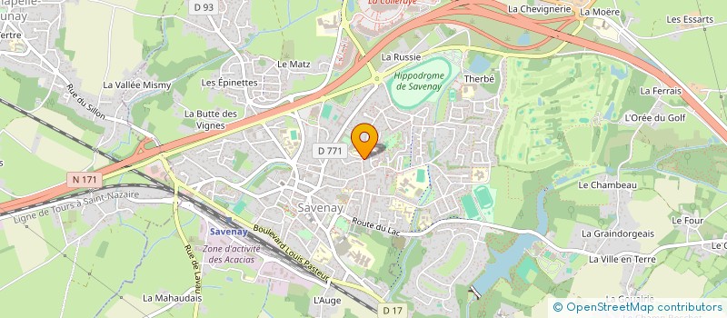 localisation de l'entreprise MONSIEUR ALEXANDRE CORBE  SAVENAY