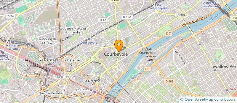 localisation de l'entreprise MONSIEUR ALEXANDRE CORBET à COURBEVOIE