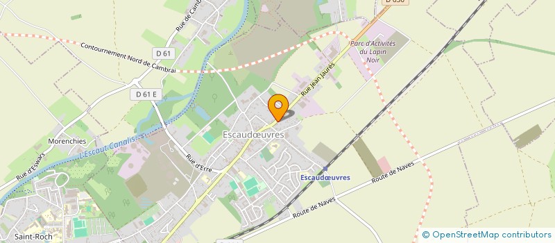 localisation de l'entreprise MONSIEUR ALEXANDRE CORGAS DO COUTO  ESCAUDUVRES