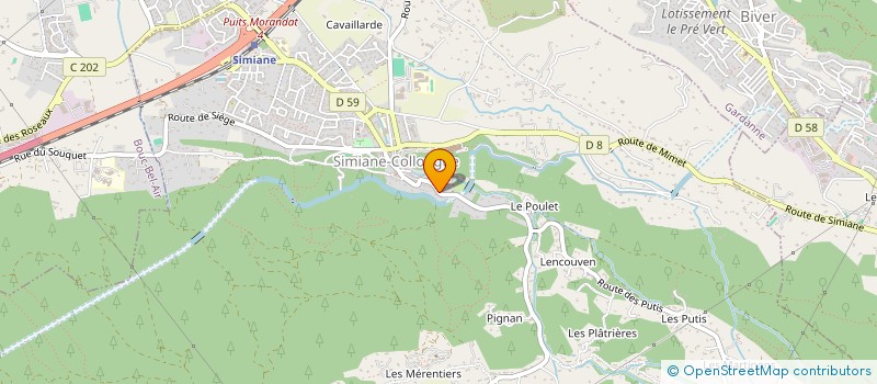 localisation de l'entreprise MONSIEUR ALEXANDRE CORNELIS  SIMIANE-COLLONGUE