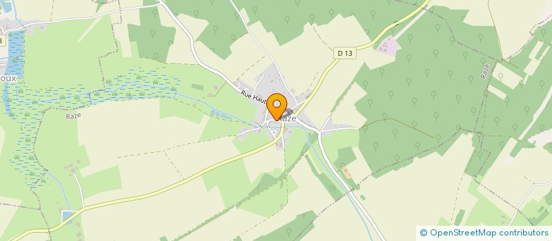 localisation de l'entreprise MONSIEUR ALEXANDRE CORONEL à RAZE