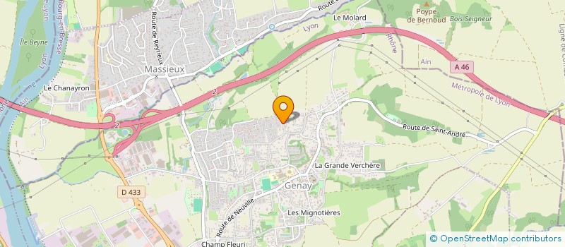 localisation de l'entreprise MONSIEUR ALEXANDRE CORREIA  GENAY