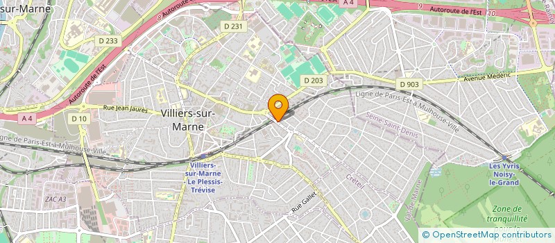 localisation de l'entreprise MONSIEUR ALEXANDRE CORREIA CAMOES à VILLIERS-SUR-MARNE