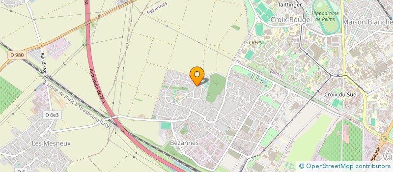 localisation de l'entreprise MONSIEUR ALEXANDRE CORTEZ  BEZANNES