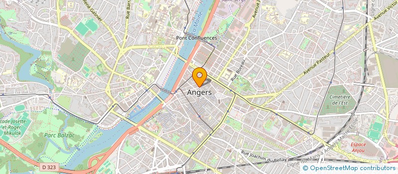 localisation de l'entreprise MONSIEUR ALEXANDRE COSNEAU à ANGERS