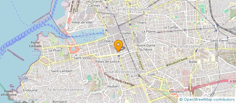 localisation de l'entreprise MONSIEUR ALEXANDRE COSTE  MARSEILLE