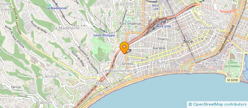 localisation de l'entreprise MONSIEUR ALEXANDRE COTRET à NICE