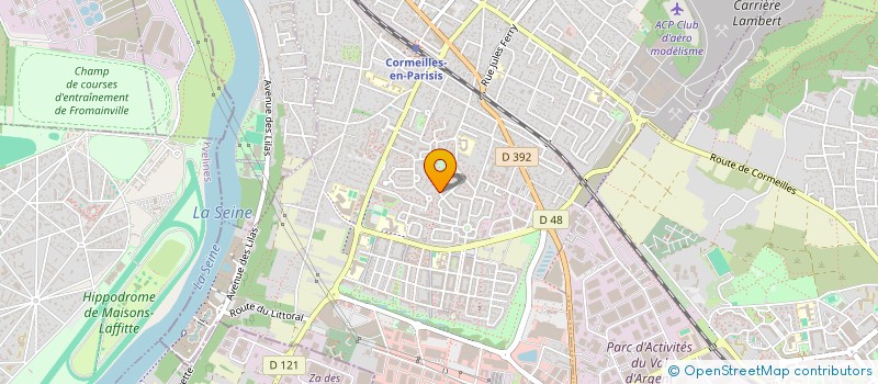 localisation de l'entreprise MONSIEUR ALEXANDRE COTTEAUX  CORMEILLES-EN-PARISIS