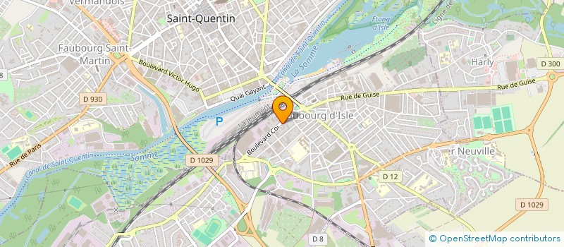 localisation de l'entreprise MONSIEUR ALEXANDRE COTTRET à SAINT-QUENTIN