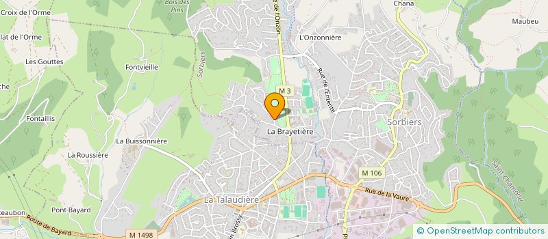 localisation de l'entreprise MONSIEUR ALEXANDRE COUCHOT à SORBIERS