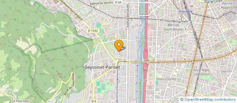 localisation de l'entreprise MONSIEUR ALEXANDRE COUDERT  SEYSSINET-PARISET