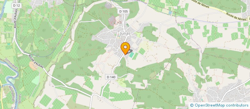 localisation de l'entreprise MONSIEUR ALEXANDRE COUDEYRE  JUNAS