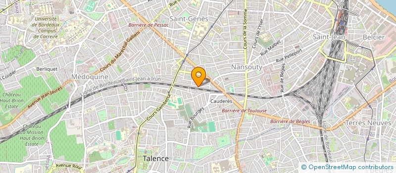 localisation de l'entreprise MONSIEUR ALEXANDRE COUGET à TALENCE
