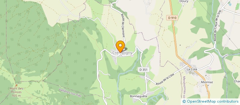 localisation de l'entreprise MONSIEUR ALEXANDRE COULAUD  OLLAINVILLE