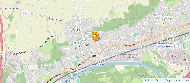 localisation de l'entreprise MONSIEUR ALEXANDRE COULOMB à MIONNAY