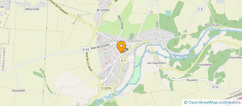 localisation de l'entreprise MONSIEUR ALEXANDRE COURSIMAULT  CHAINTREAUX