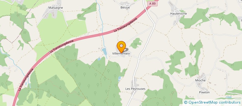 localisation de l'entreprise MONSIEUR ALEXANDRE COURTADON  BROMONT-LAMOTHE