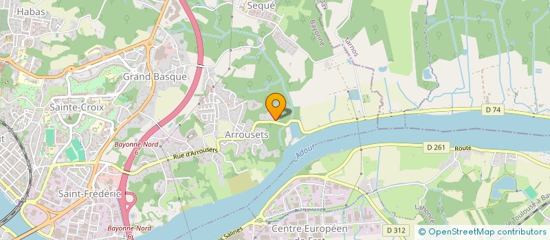 localisation de l'entreprise MONSIEUR ALEXANDRE COURTOIS à BAYONNE