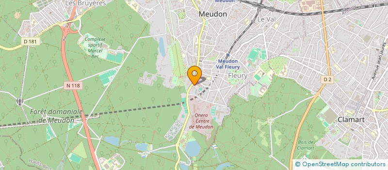 localisation de l'entreprise MONSIEUR ALEXANDRE COURY  MEUDON