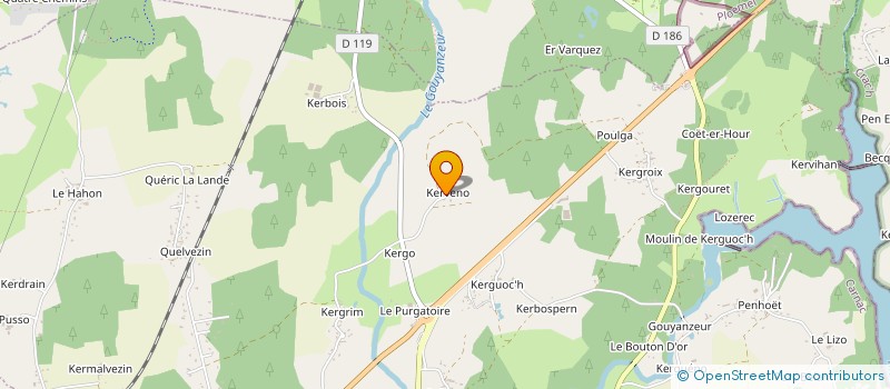 localisation de l'entreprise MONSIEUR ALEXANDRE COUSIN  CARNAC