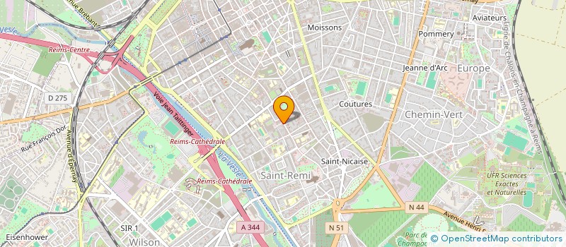 localisation de l'entreprise MONSIEUR ALEXANDRE COUSINET  REIMS