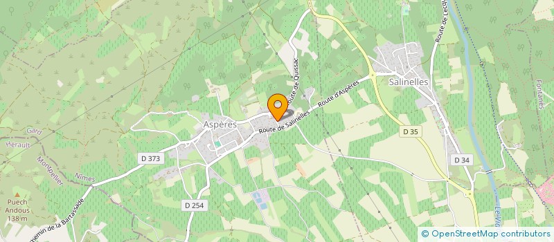 localisation de l'entreprise MONSIEUR ALEXANDRE COZZOLINO  ASPERES