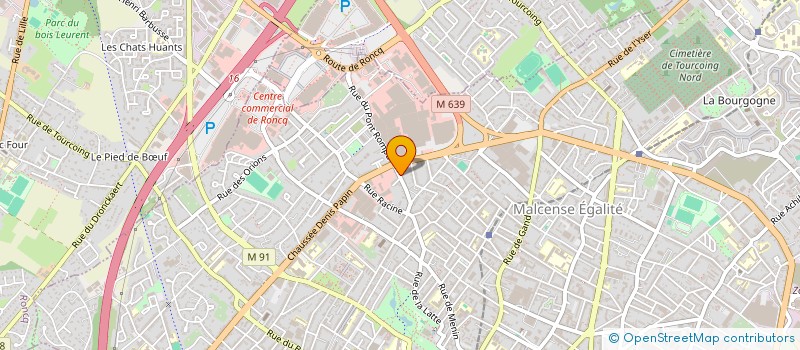 localisation de l'entreprise MONSIEUR ALEXANDRE CRAMPON à TOURCOING