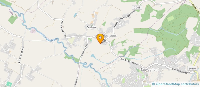 localisation de l'entreprise MONSIEUR ALEXANDRE CRAVEIRO  CAUBIOS-LOOS