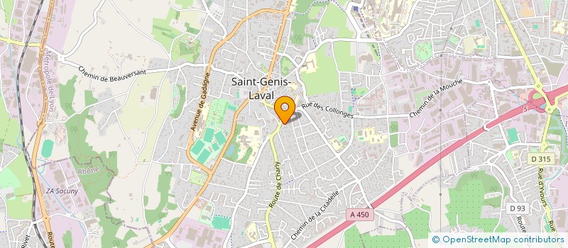 localisation de l'entreprise MONSIEUR ALEXANDRE CREPEL à SAINT-GENIS-LAVAL