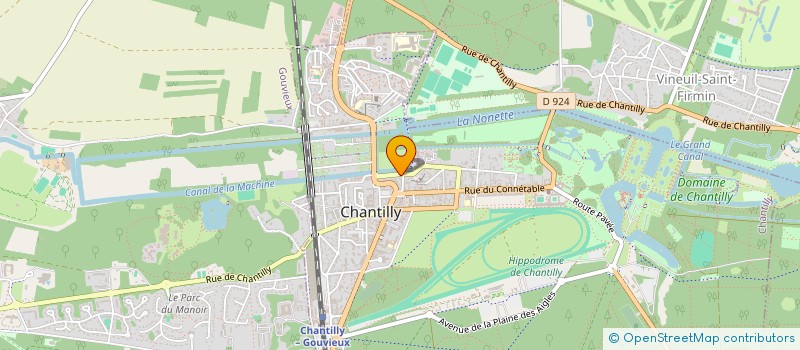 localisation de l'entreprise MONSIEUR ALEXANDRE CREPIN  CHANTILLY