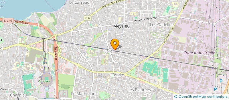 localisation de l'entreprise MONSIEUR ALEXANDRE CREPU  MEYZIEU