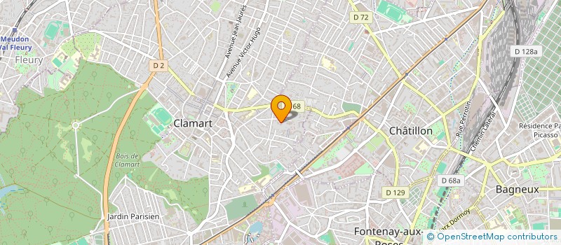 localisation de l'entreprise MONSIEUR ALEXANDRE CRESPO à CLAMART
