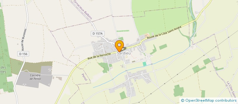 localisation de l'entreprise MONSIEUR ALEXANDRE CRETINON  SARDIEU