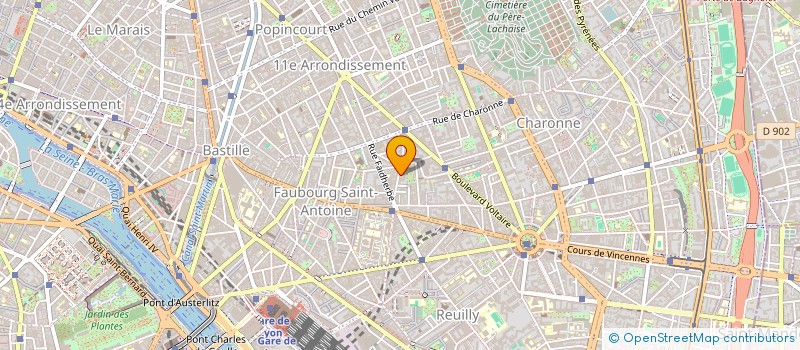 localisation de l'entreprise MONSIEUR ALEXANDRE CROCHET  PARIS