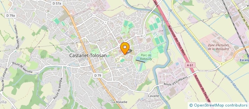 localisation de l'entreprise MONSIEUR ALEXANDRE CUBAYNES à CASTANET-TOLOSAN