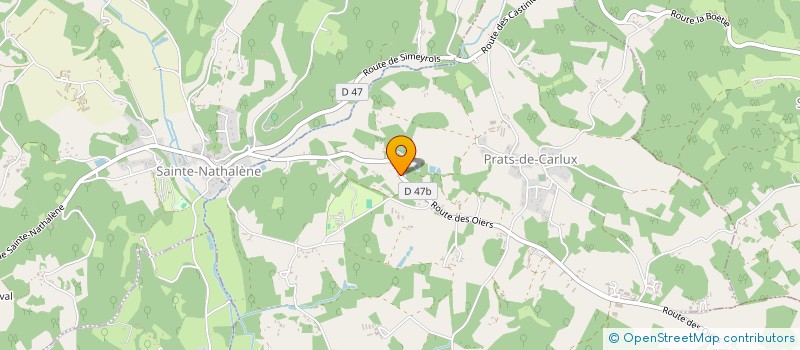 localisation de l'entreprise MONSIEUR ALEXANDRE CUGNEY  PRATS-DE-CARLUX