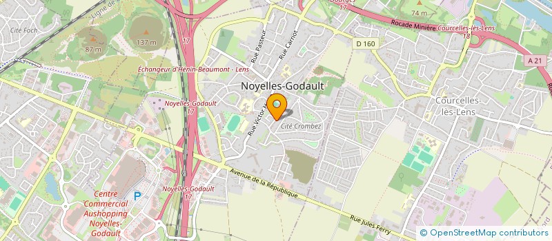 localisation de l'entreprise MONSIEUR ALEXANDRE CUNIN  NOYELLES-GODAULT