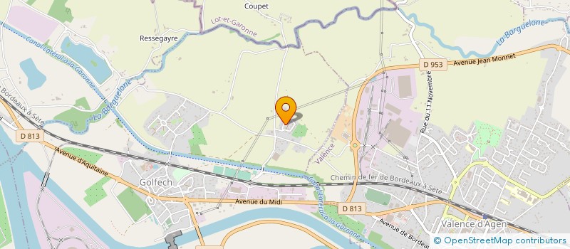 localisation de l'entreprise MONSIEUR ALEXANDRE CUQUEL  GOLFECH