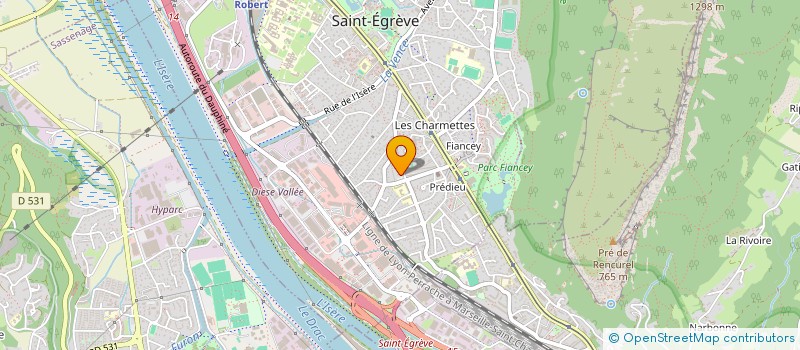 localisation de l'entreprise MONSIEUR ALEXANDRE CURCIO  SAINT-EGREVE