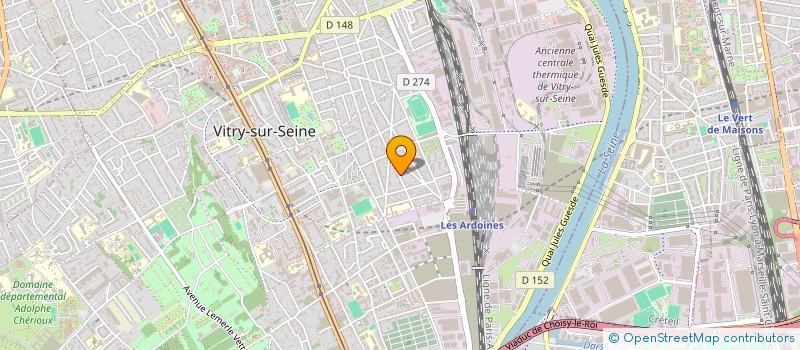 localisation de l'entreprise MONSIEUR ALEXANDRE CUZON à VITRY-SUR-SEINE