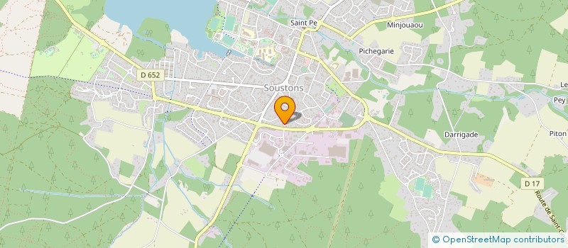 localisation de l'entreprise MONSIEUR ALEXANDRE CVETICANIN  SOUSTONS