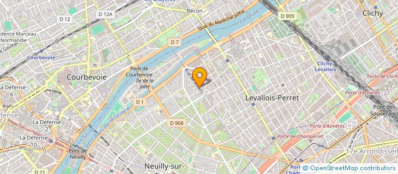 localisation de l'entreprise MONSIEUR ALEXANDRE CYMES  LEVALLOIS-PERRET