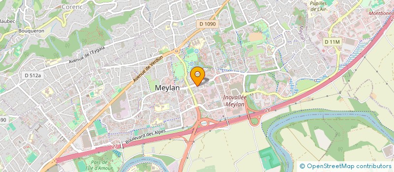 localisation de l'entreprise MONSIEUR ALEXANDRE CZEKALSKI à MEYLAN